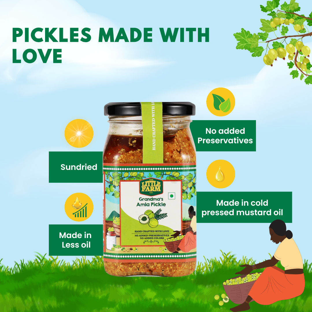 The Little Farm Co. Amla Pickle | Achaar | No added preservatives