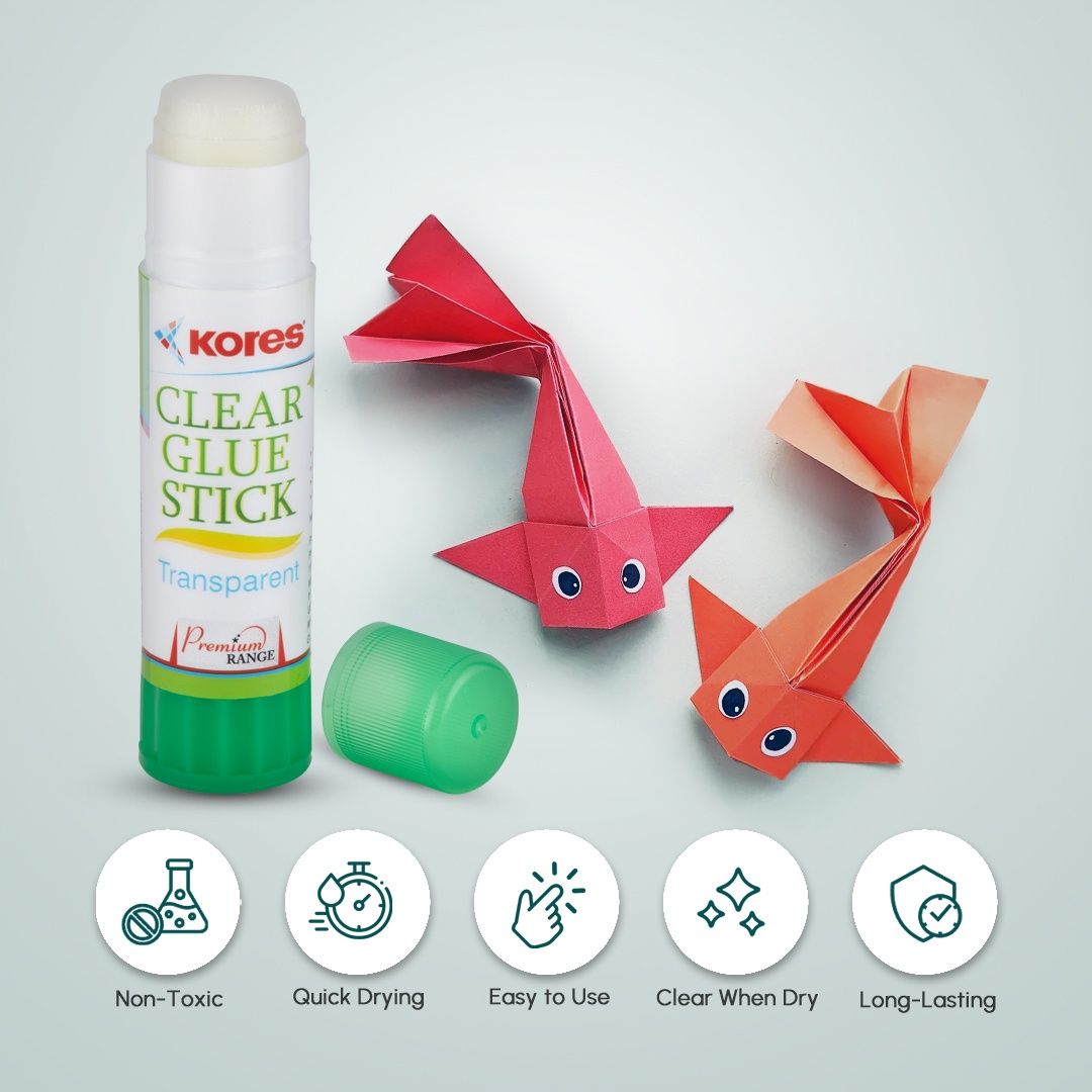 Kores Clear Glue Stick