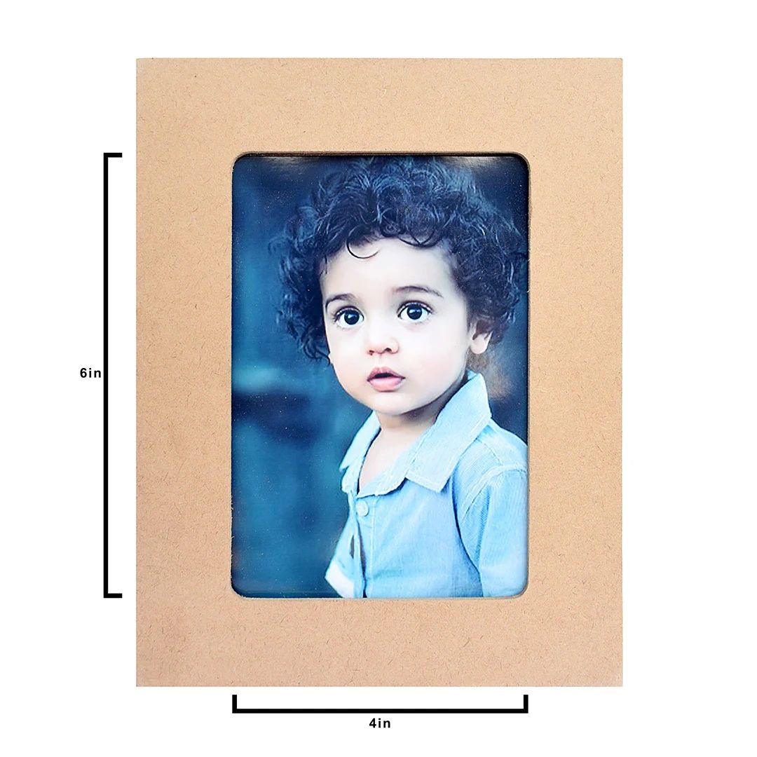 Itsy Bitsy MDF Photo Frame with Stand 3 x 4.5inch 5.5mm Thick