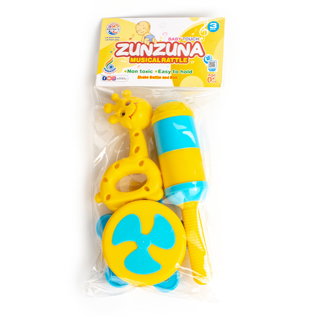 Ratna's Zunzuna Rattle Set 3 Pcs - Assorted
