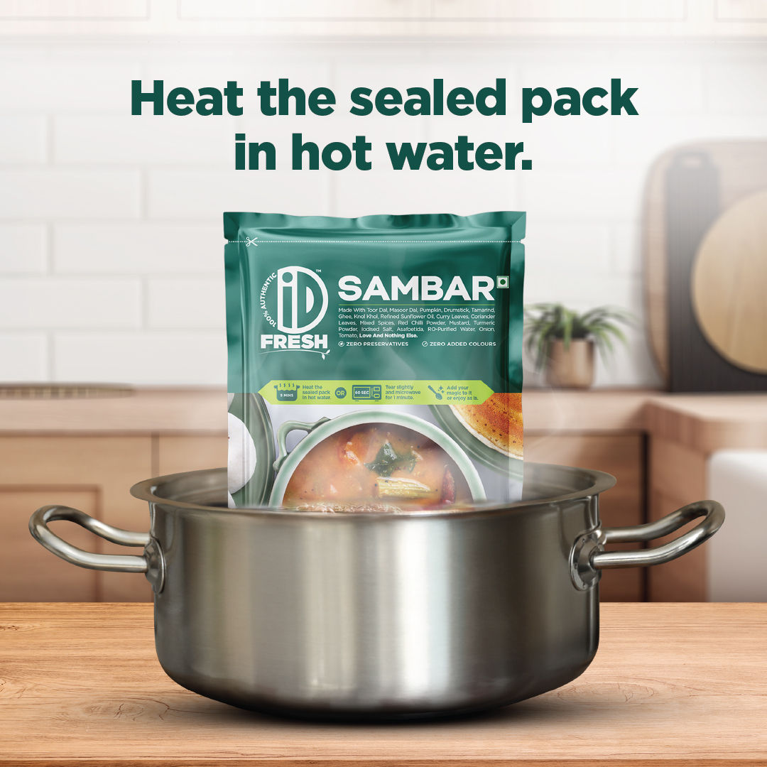 iD Fresh Liquid Sambar (Heat & Eat)
