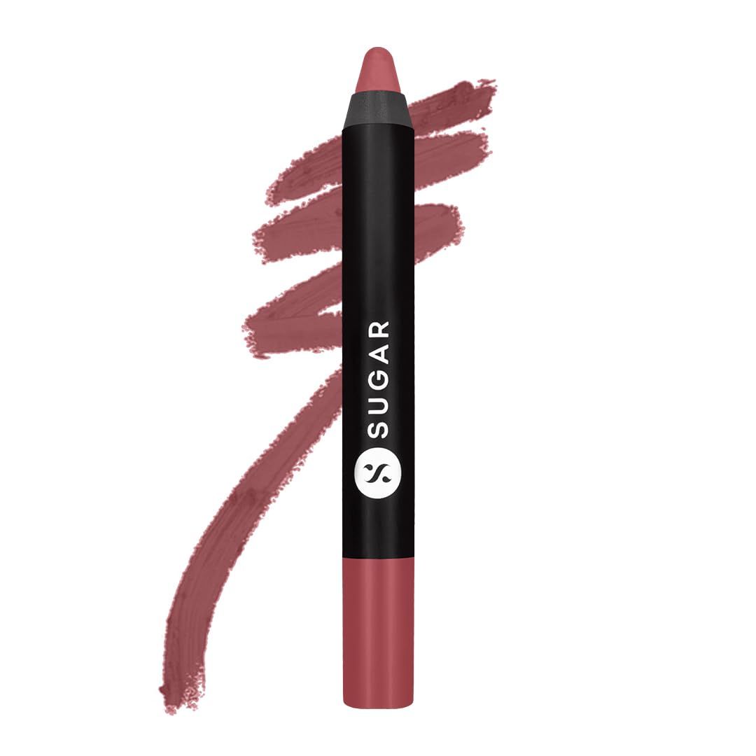 SUGAR Cosmetics Matte As Hell Crayon Lipstick - 07 Viola2.(599)