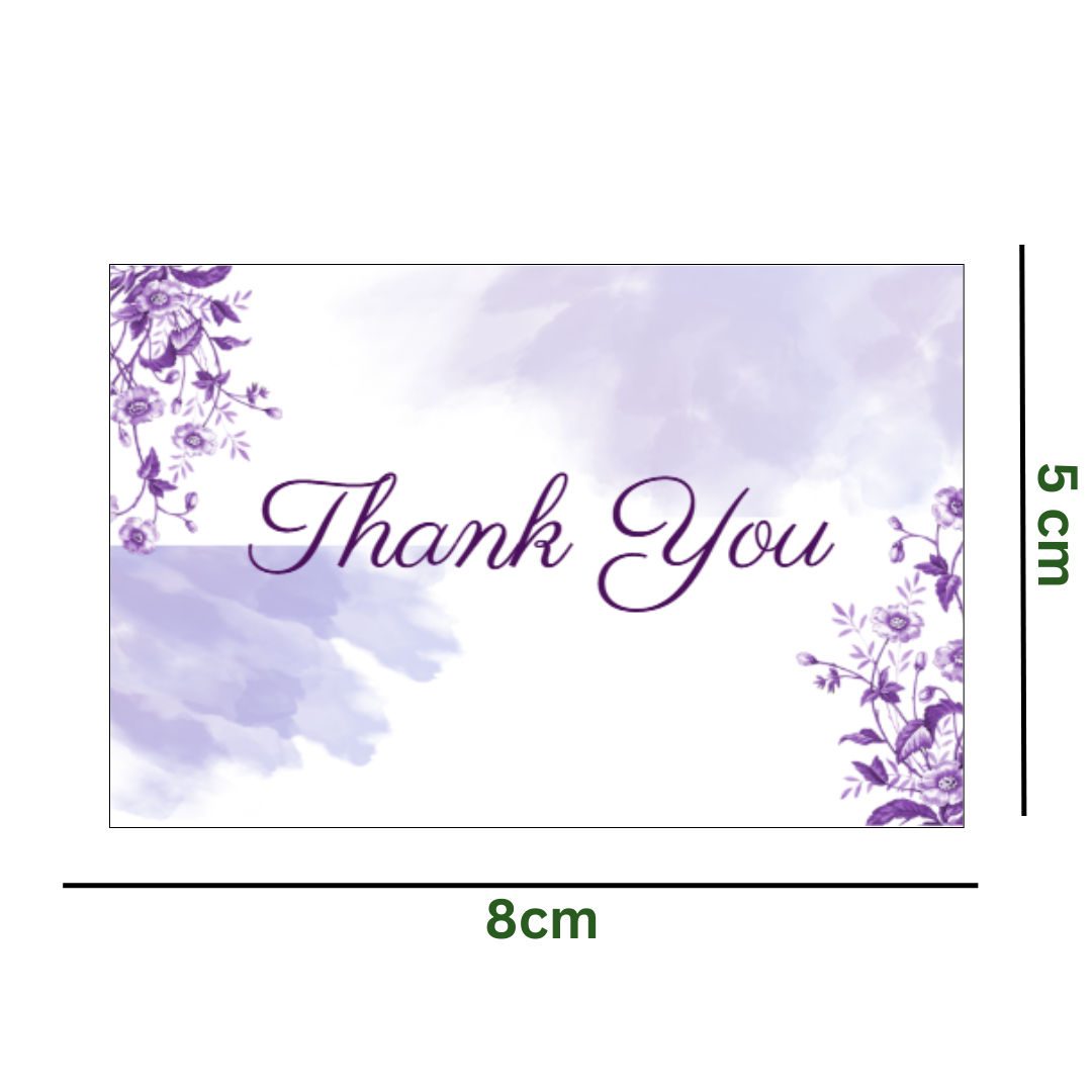 Let's Vybe Thank You Card - Pack Of 10