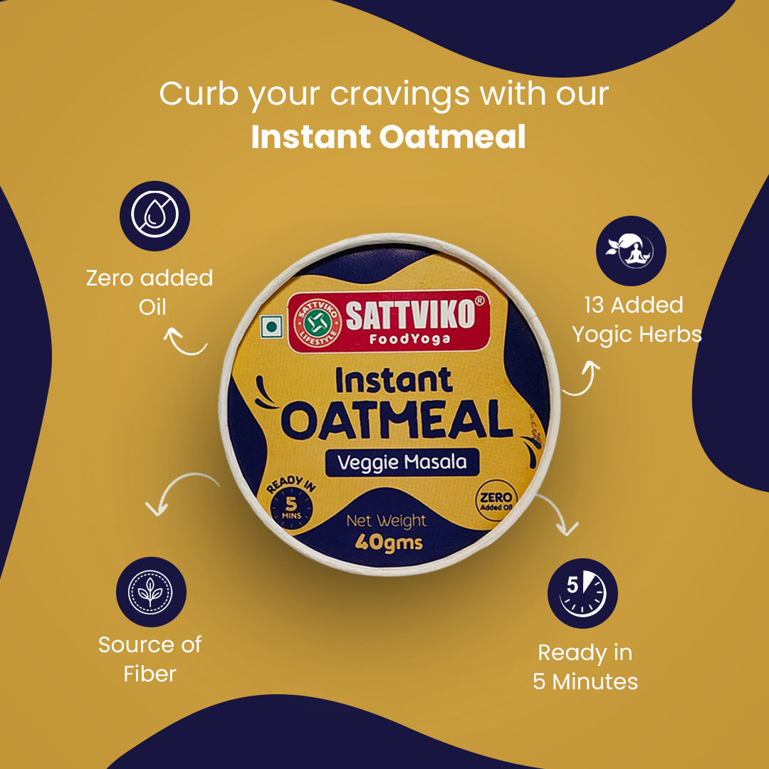 Sattviko Instant Oatmeal - Veggie Masala