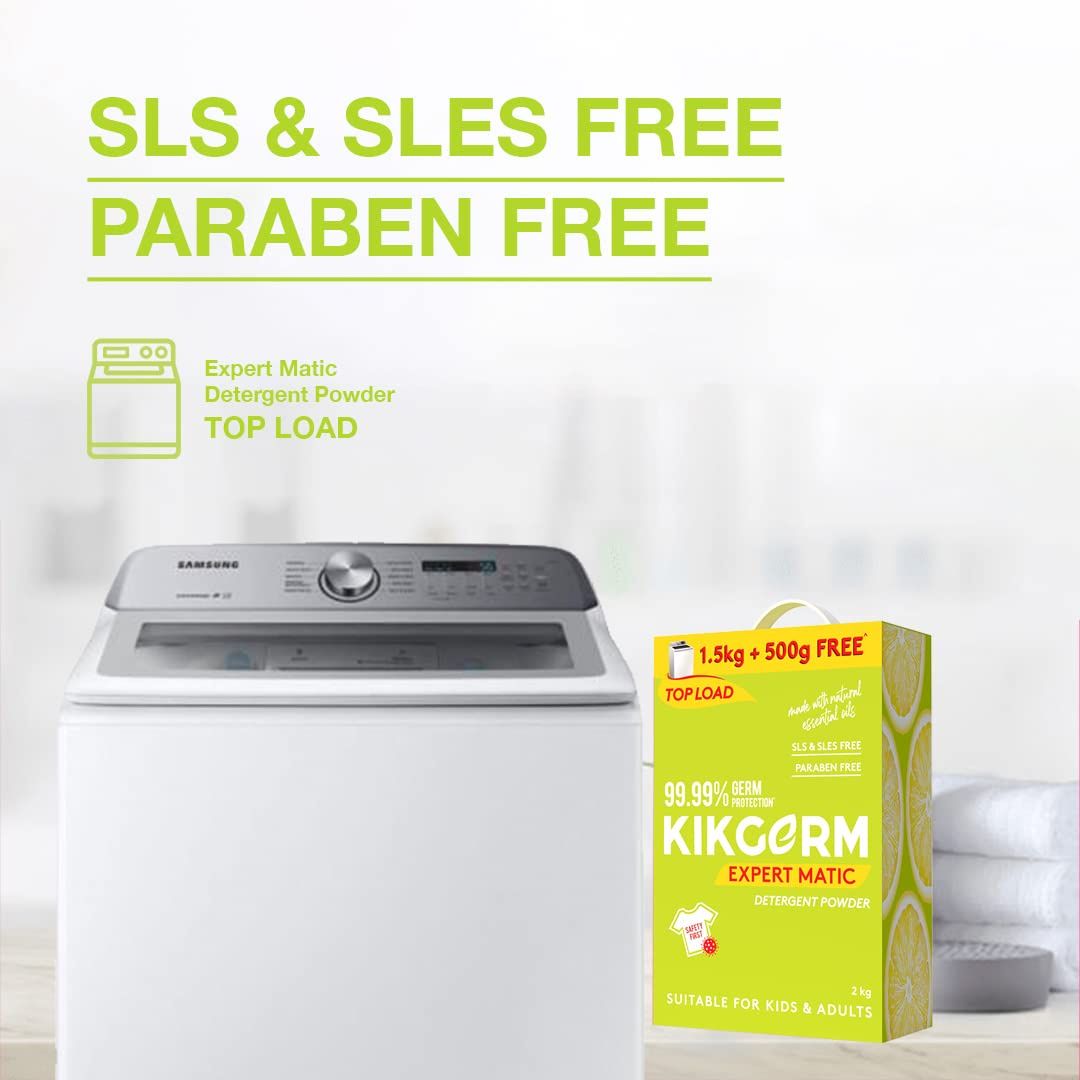 Kikgerm Expert Matic Top Load Detergent Powder