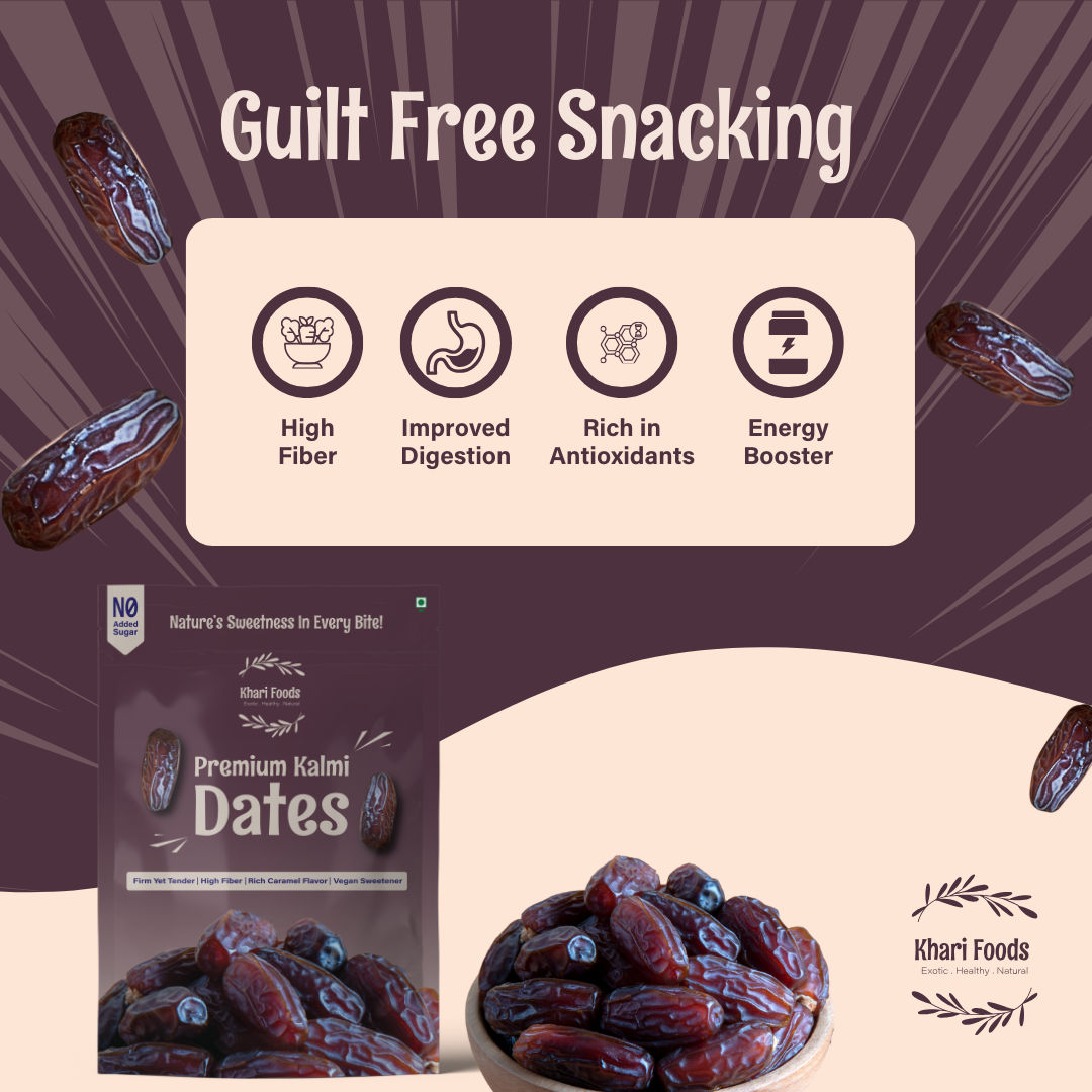 Banana Robusta (4pc), Watermelon Kiran(1pc) & Khari Foods Kalmi Dates(250gms) Combo