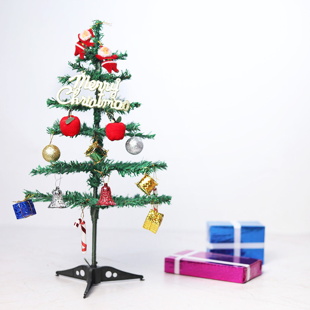 Christmas Tree With Plastic Stand - 2ft