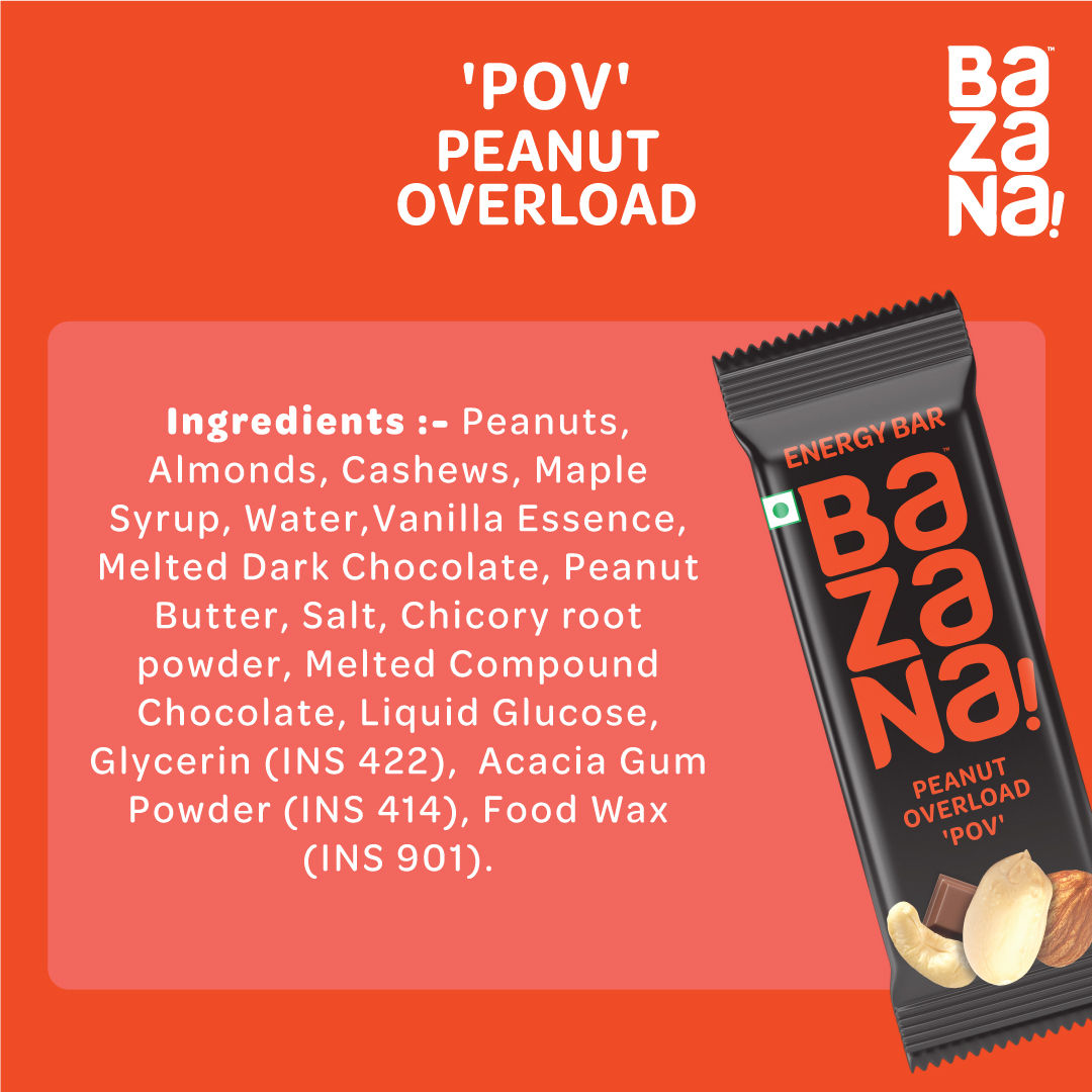 Bazana Peanout Overload Energy Bar