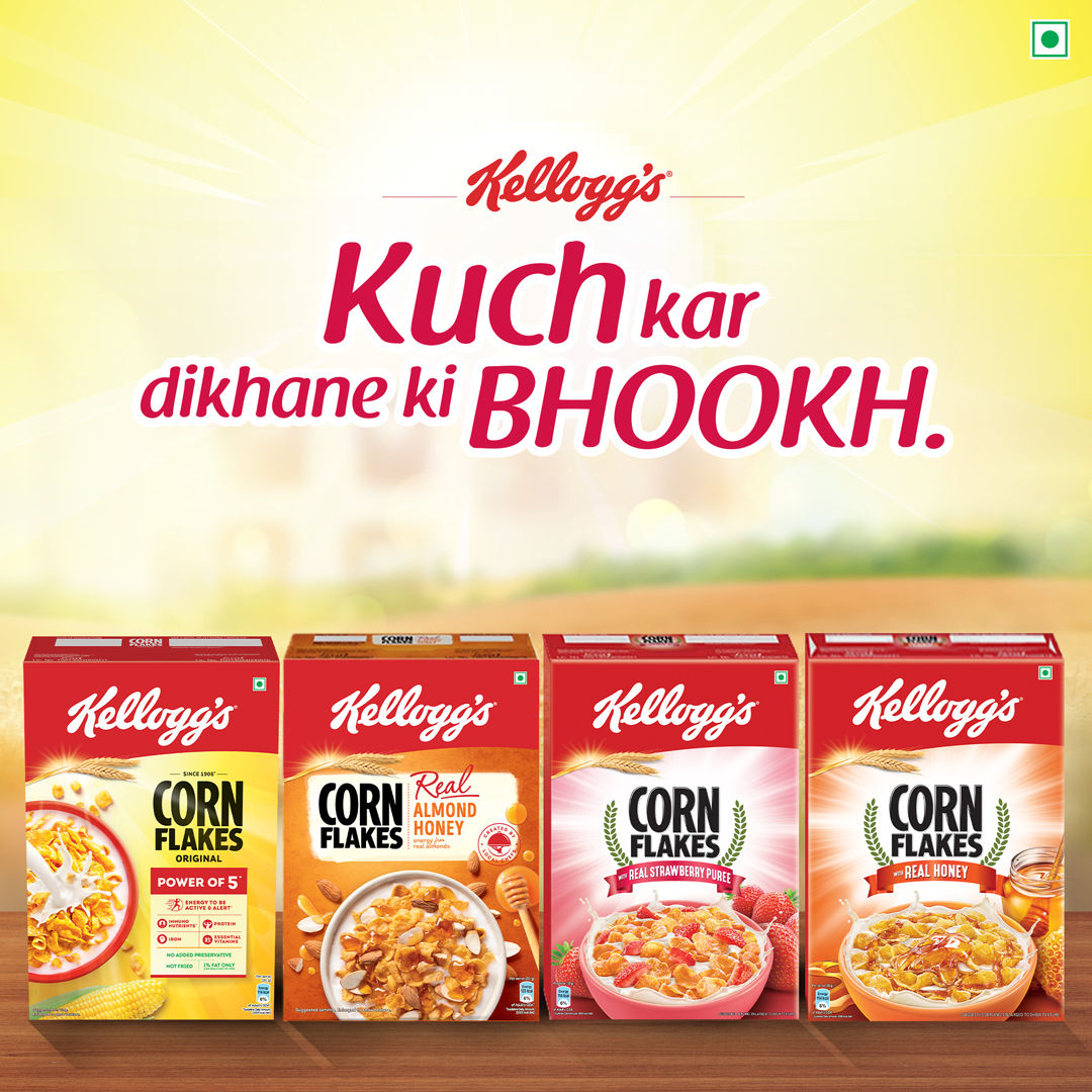 Kellogg's Corn Flakes With Real Strawberry