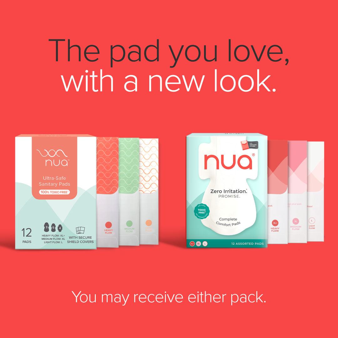 Nua Period Hygiene Combo - 3XL+, 5XL, 4L Pads & Intimate Wash