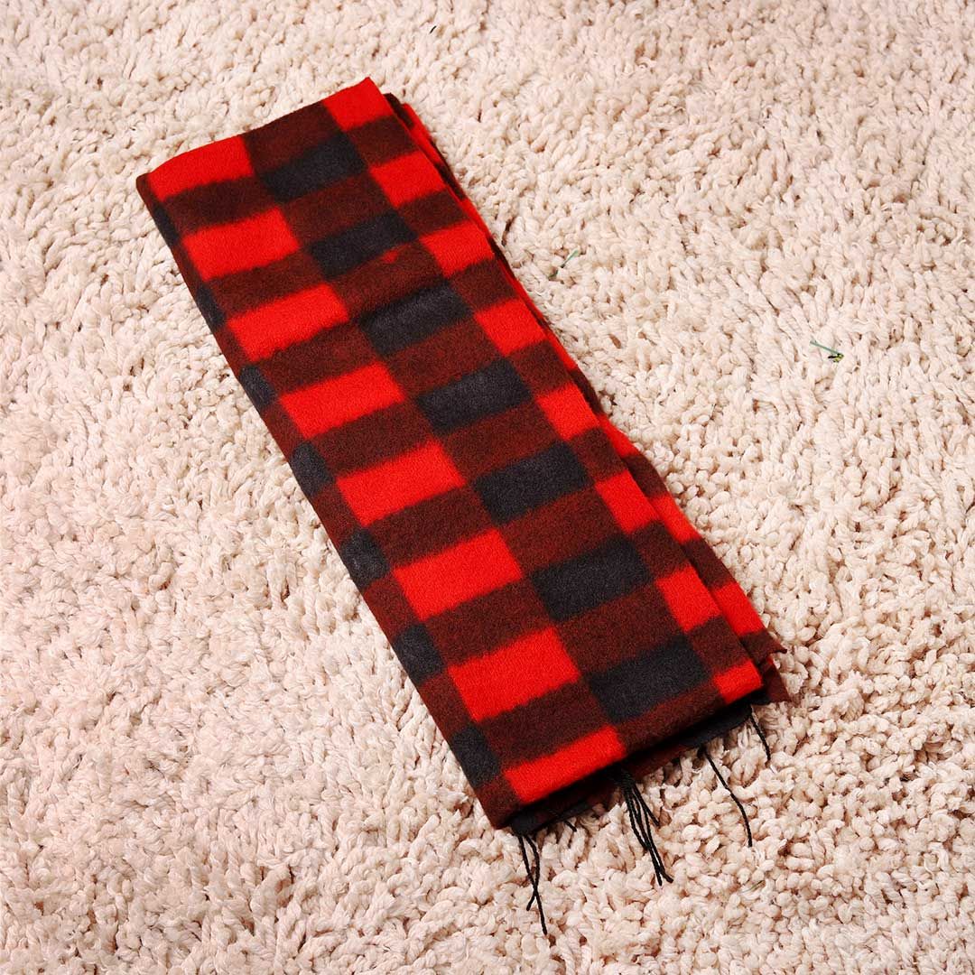 Englo Unisex Checkered Wool Scarf | Multicolour