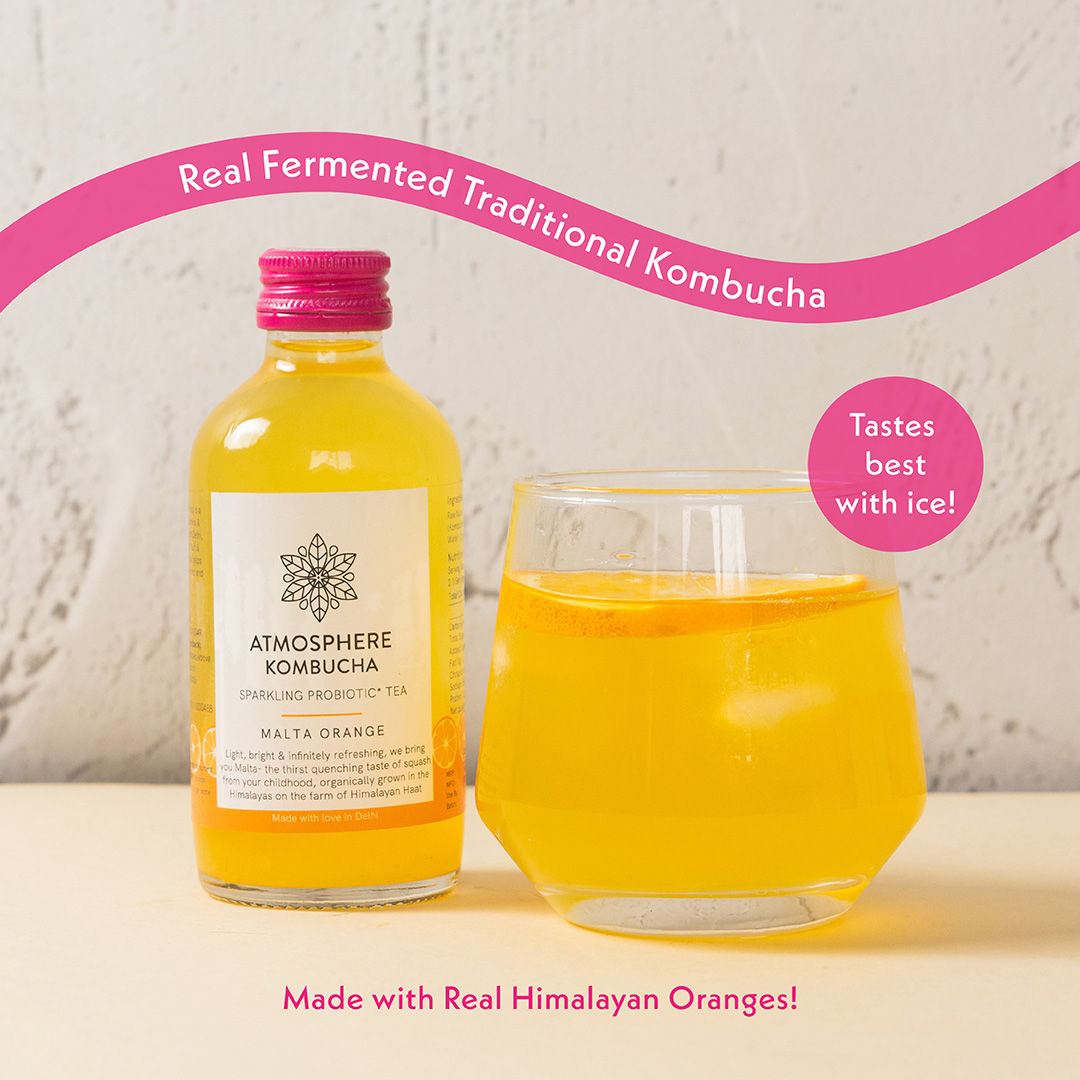 ATMOSPHERE STUDIO Malta Orange Kombucha