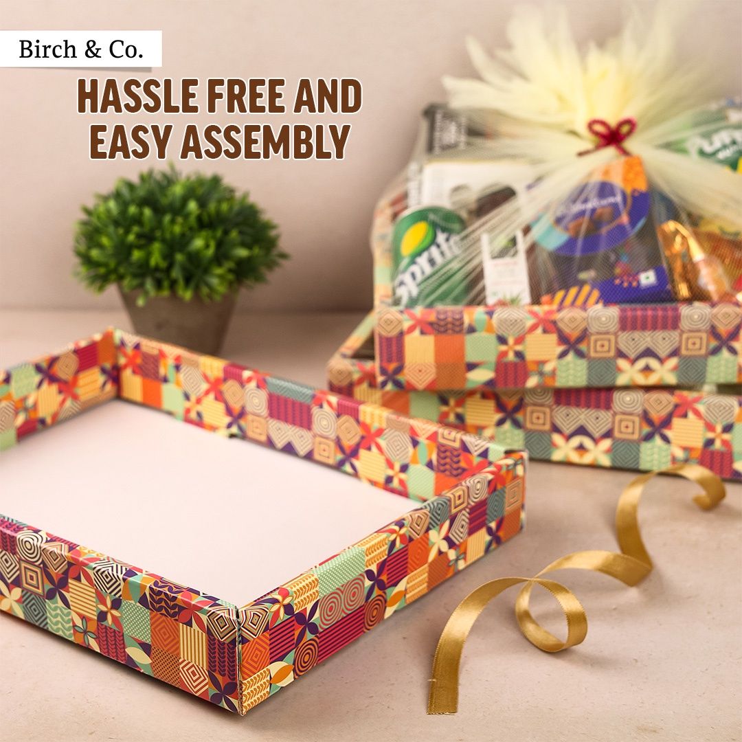 Birch & Co. Hamper Box | Multicolour | Pack of 4