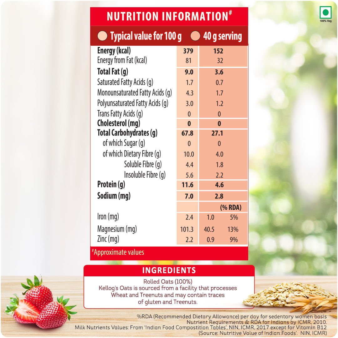 Kelloggs Heart to Heart Oats