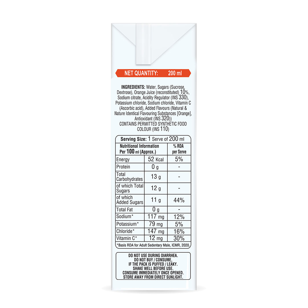 ORSL Orange Drink with Electrolytes 200 ml Combo