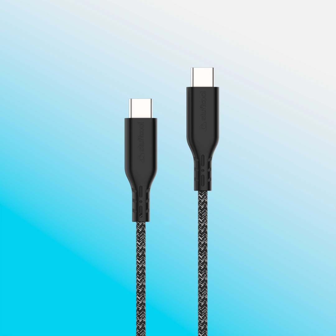 Stuffcool Ecolo Made From Recycled Plastic Type C To C Pd100W 5A Sync & Charge Cable