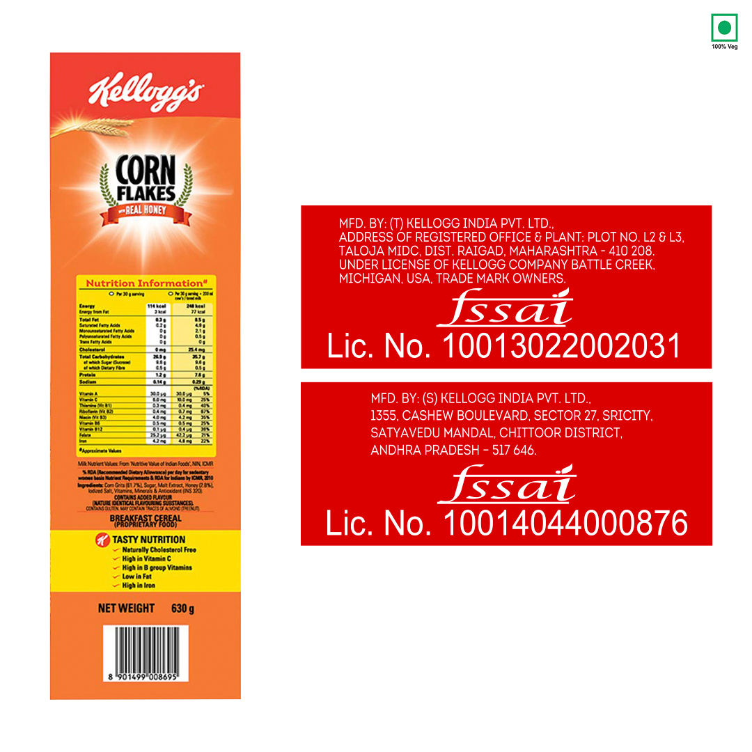 Kellogg's Real Honey Corn Flakes
