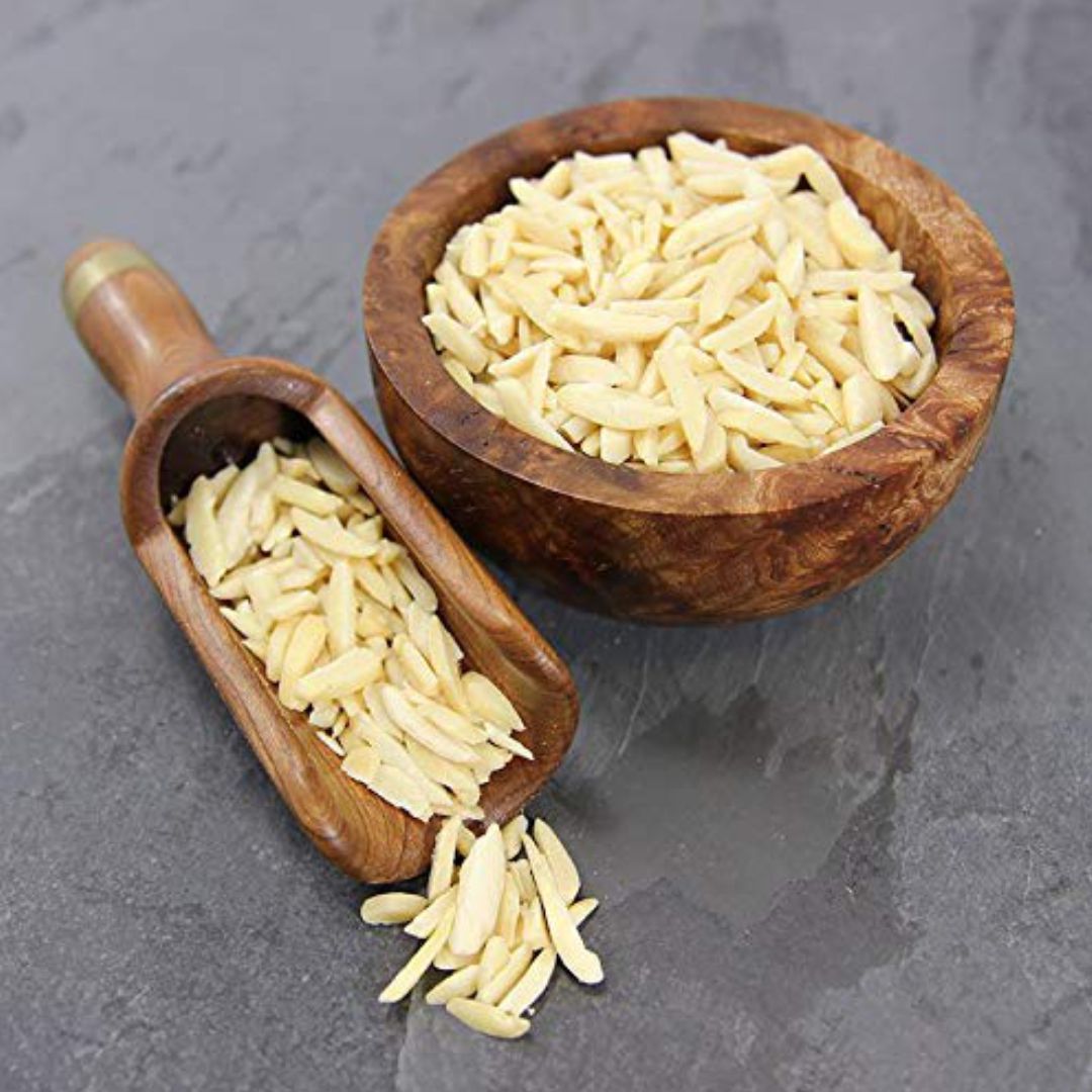 Nut Toppers Blanched Almond Slices without Skin Sliced Almonds Flakes For Cake & baking