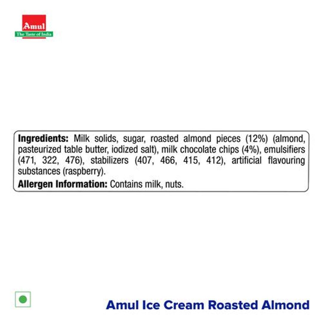 Amul Roasted Almond Ice Cream Tub