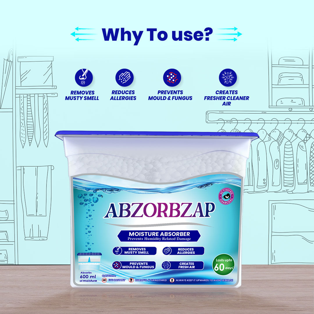 Absorbzap Moisture Absorber 280 g Combo