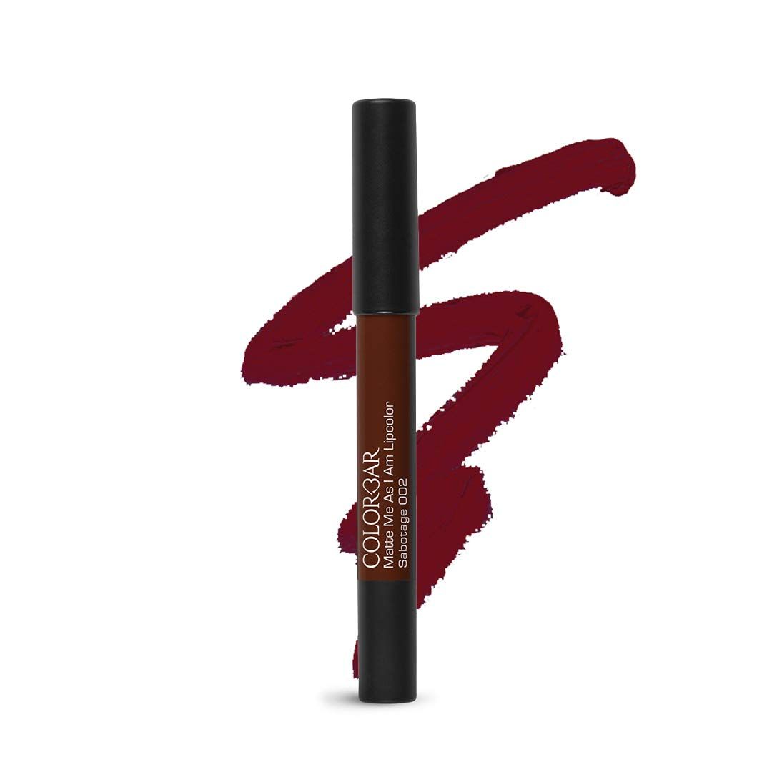 Colorbar Matte Me As I Am Lip Color New-Sabotage-[002}