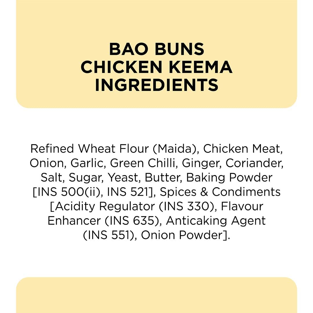 Prasuma Bao Buns - Chicken Keema(100gms) & Prasuma Bao Buns - Butter Chicken(300gms) Combo
