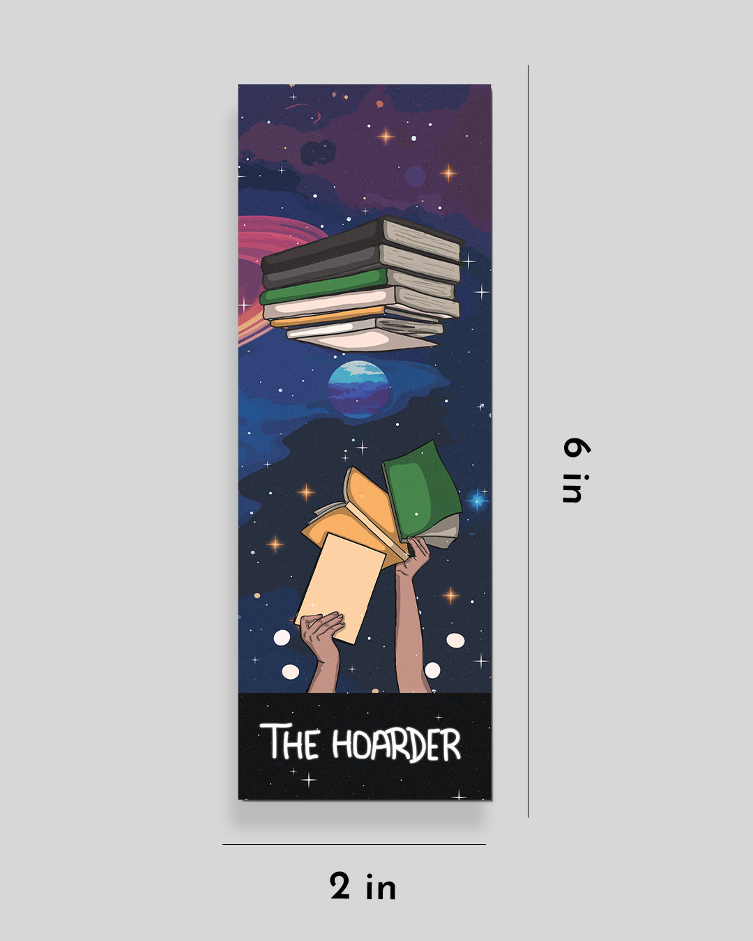 Mad Over Print Readoholic Magnetic Bookmarker (Set Of 4)
