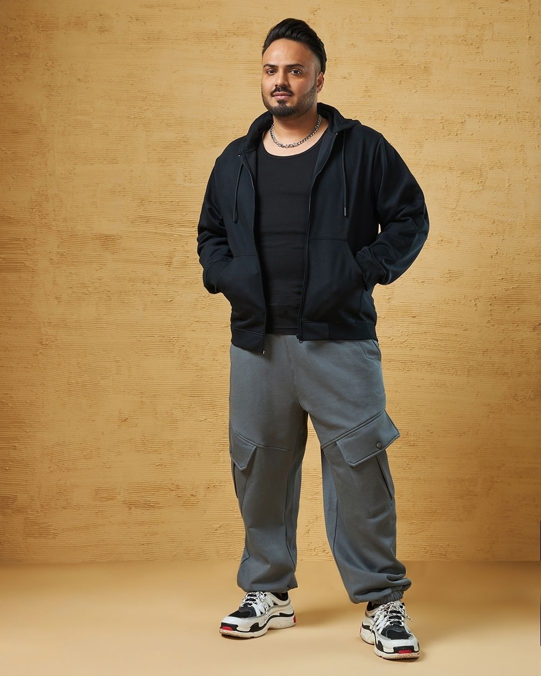 Bewakoof Joggers for Men | Grey - 36