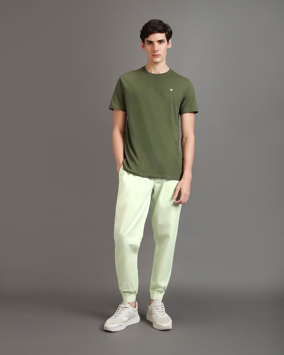 Bewakoof Joggers for Men | Green - 32
