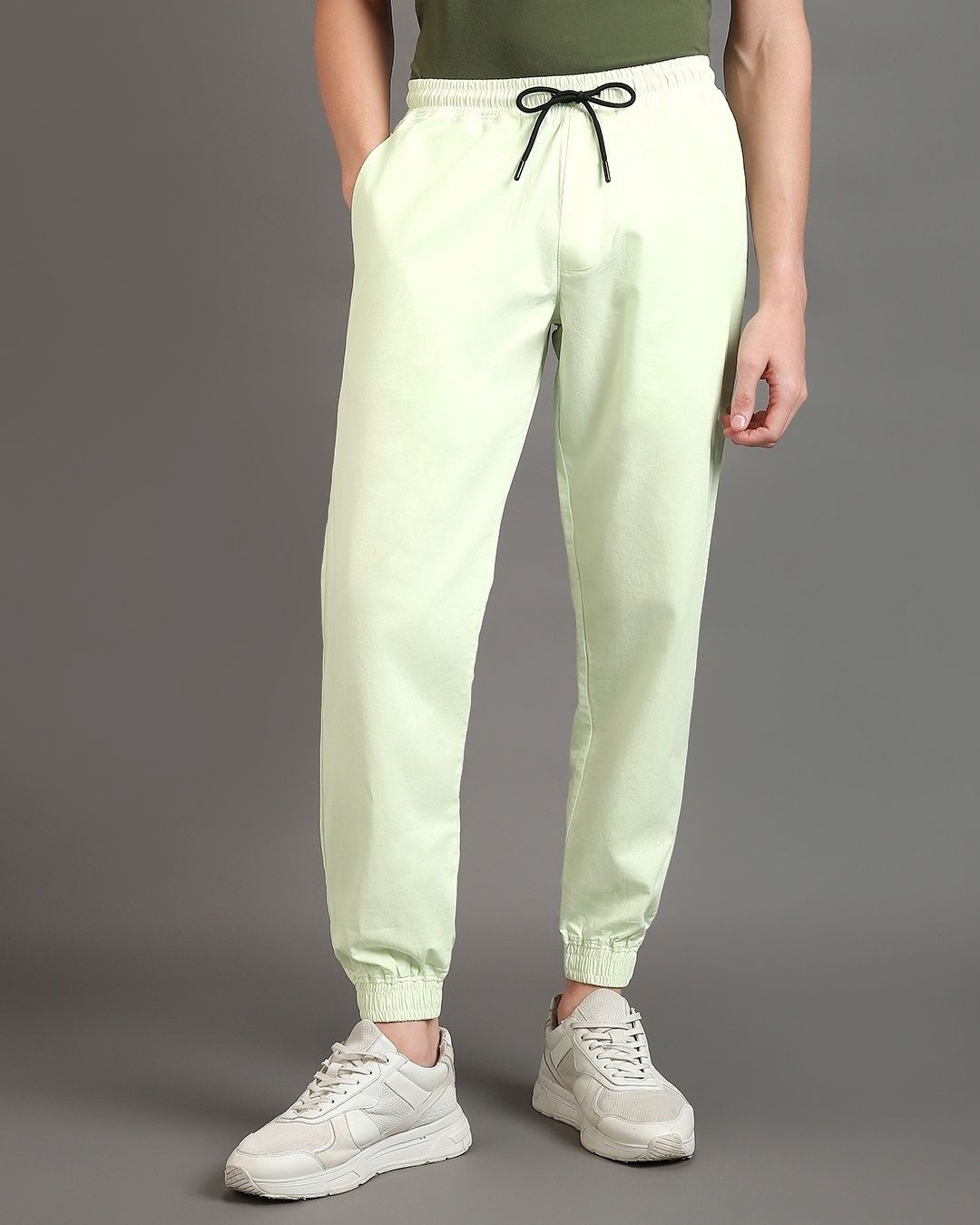 Bewakoof Joggers for Men | Green - 32