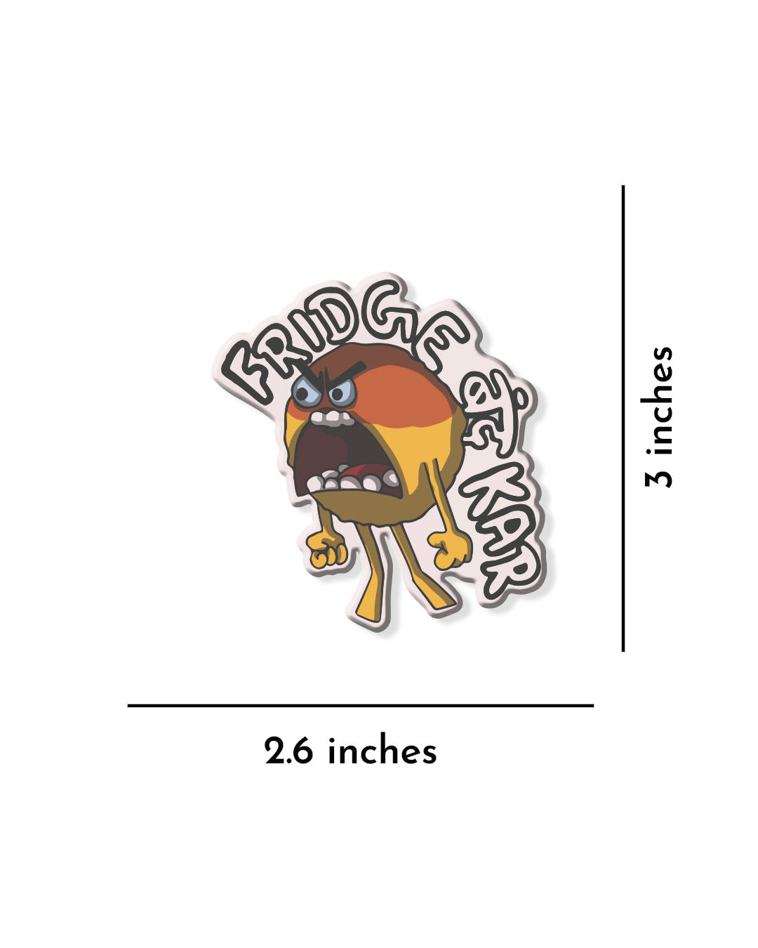 Mad Over Print Fridge Band Kar Fridge Magnet