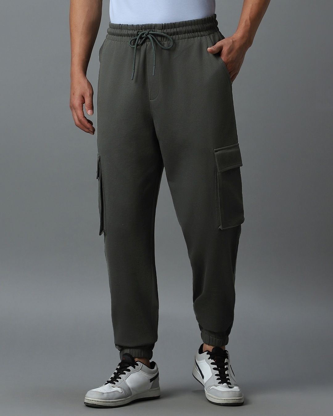 Bewakoof Joggers for Men | Grey - 2XL