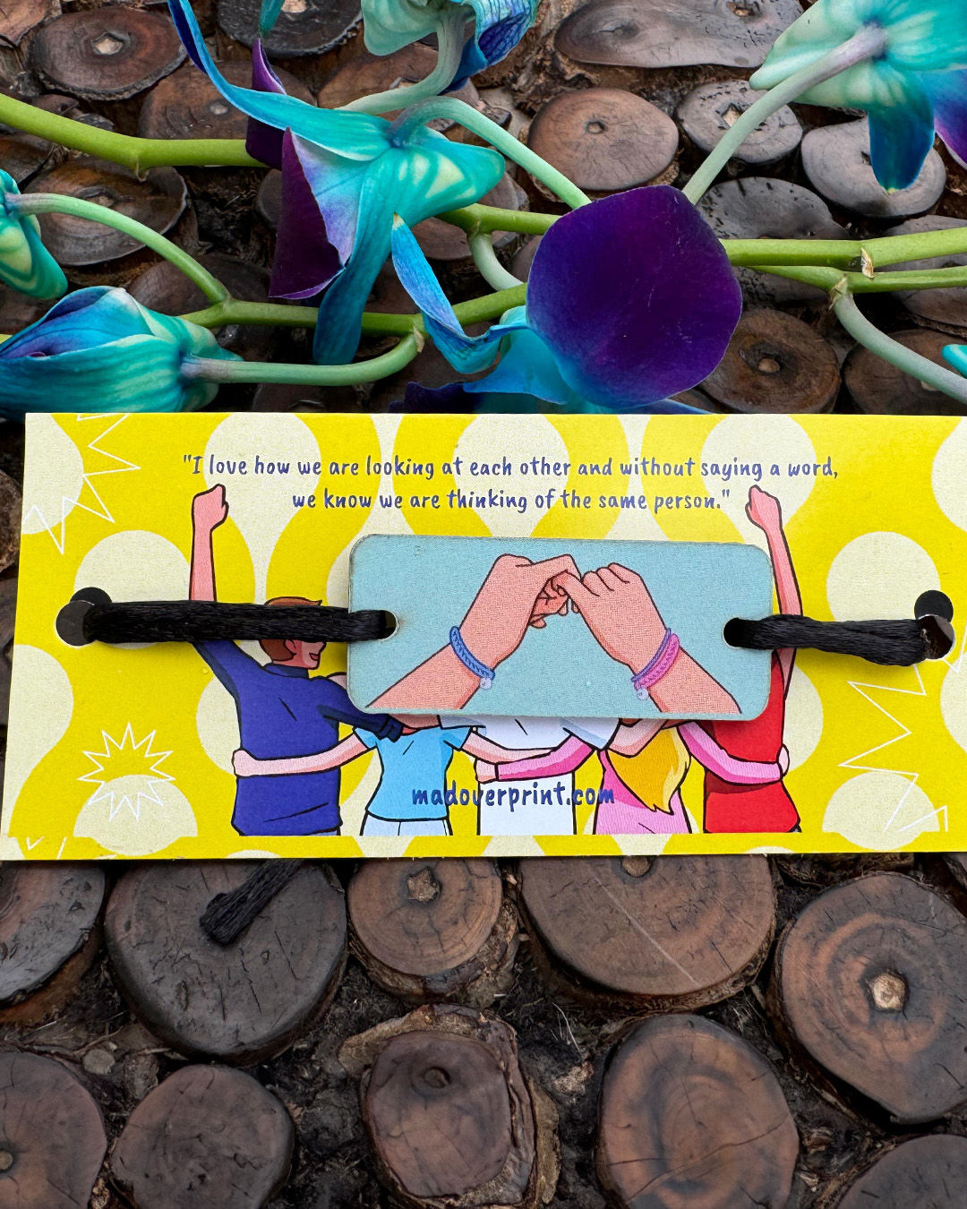 Mad Over Print Pinky Promise Band
