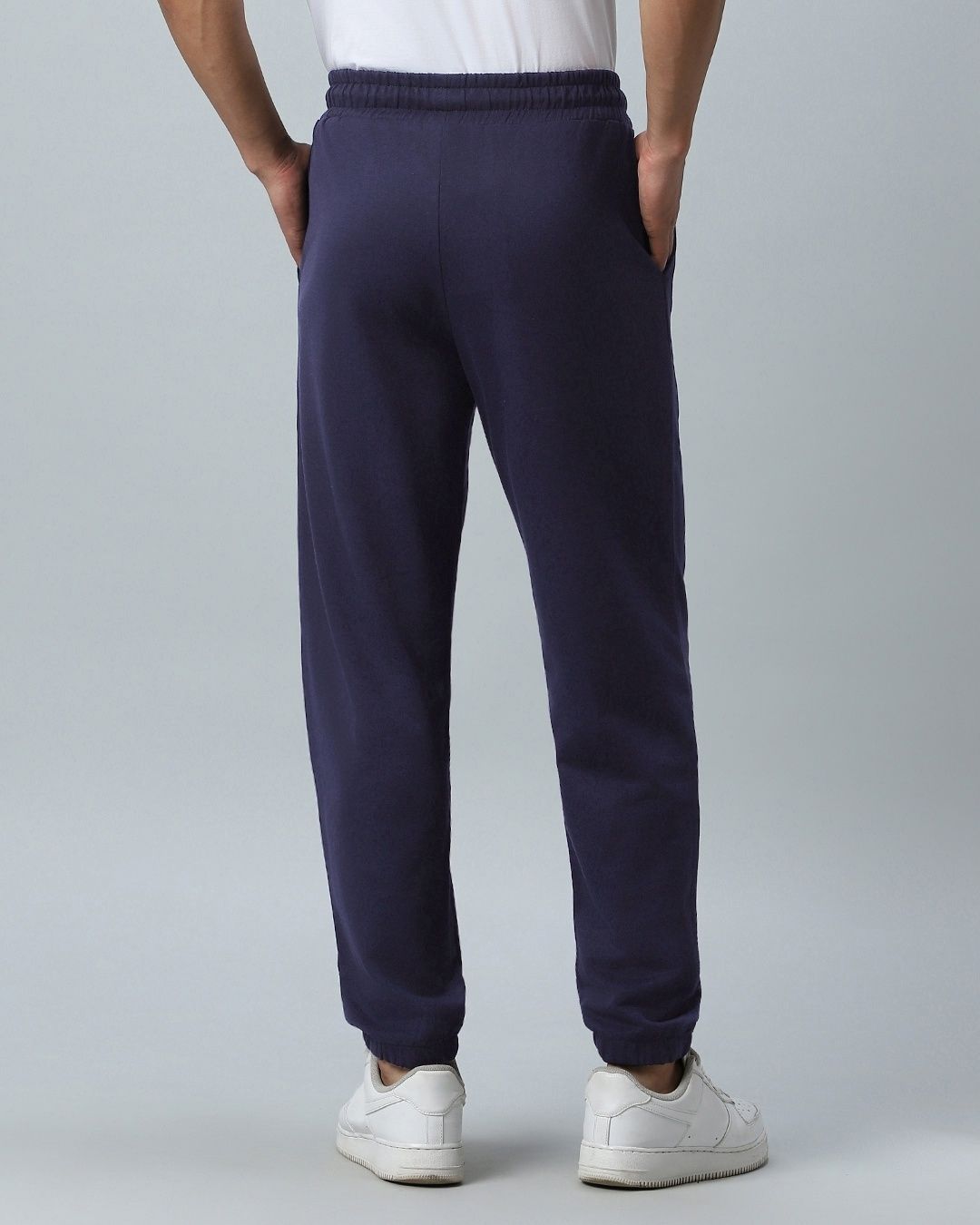 Bewakoof Joggers for Men | Blue - XL
