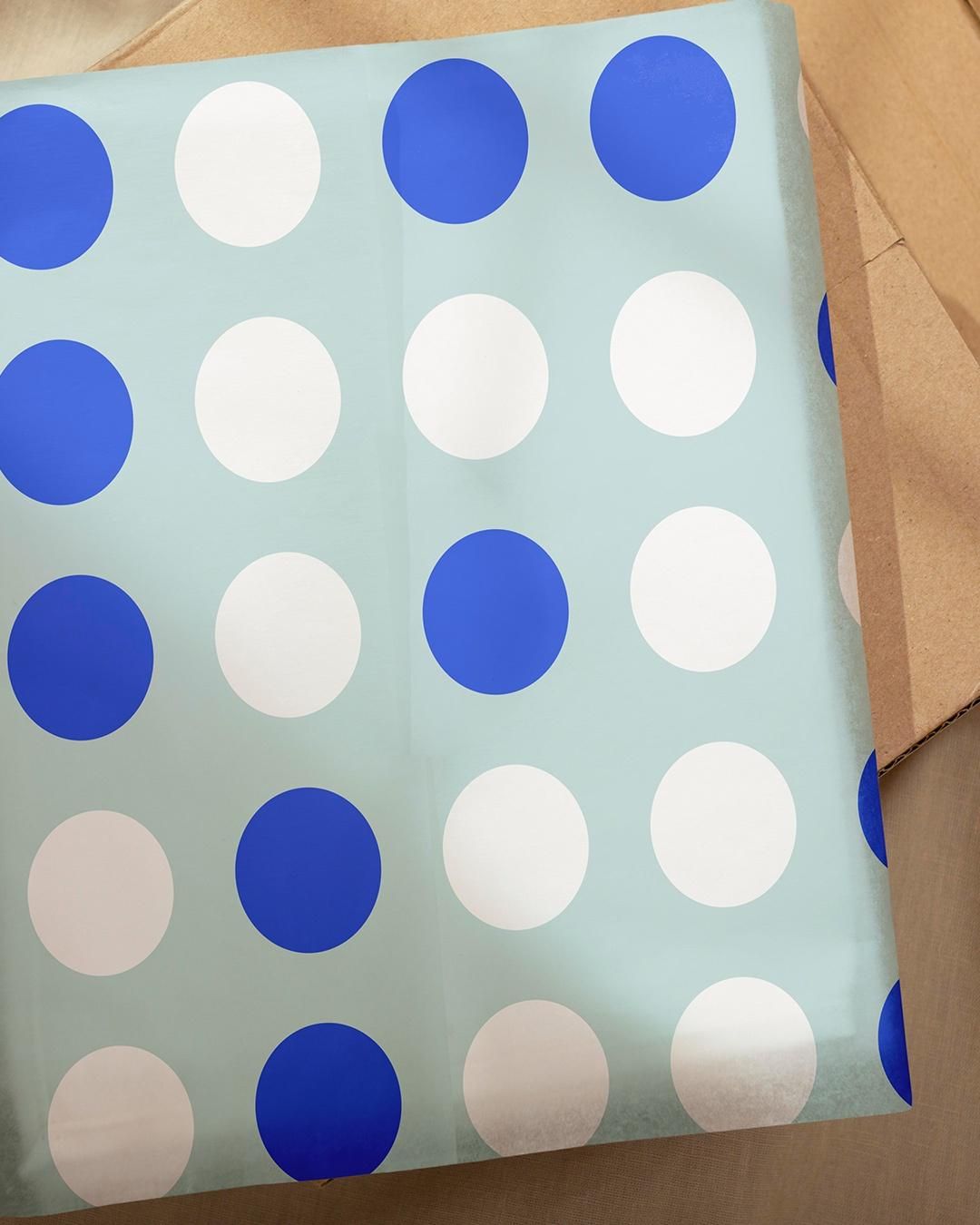 Mad Over Print Gift Wrapping Paper - Polka Dot Print