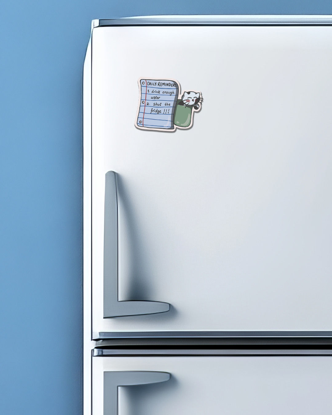 Mad Over Print Daily Reminders Fridge Magnet