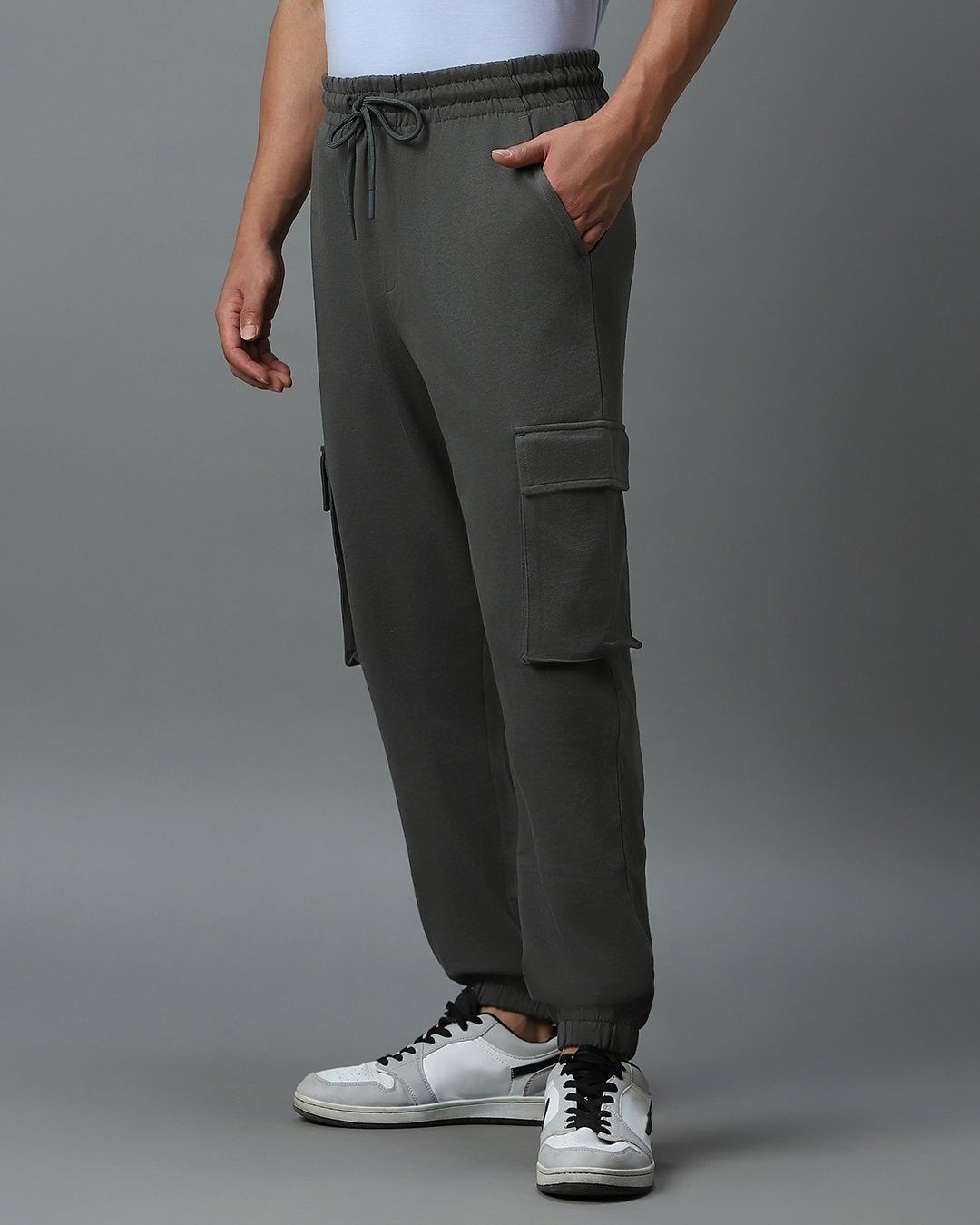 Bewakoof Joggers for Men | Grey - 2XL