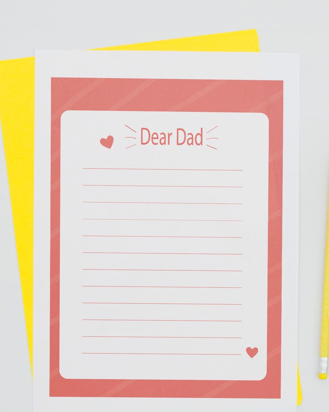 Mad Over Print Letter To Dad