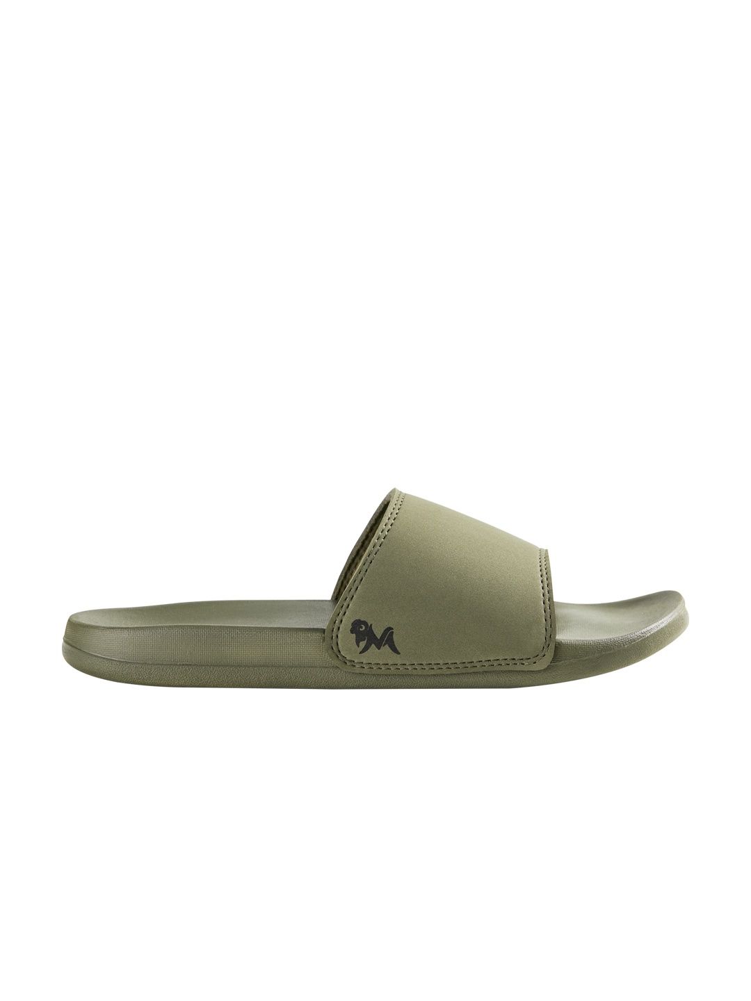 Neemans Unisex Eco Slides - Olive Green | UK 7