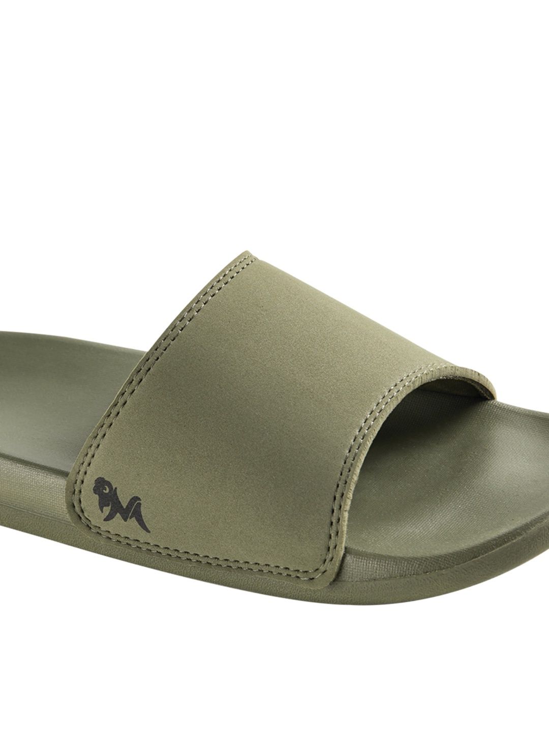 Neemans Unisex Eco Slides - Olive Green | UK 7