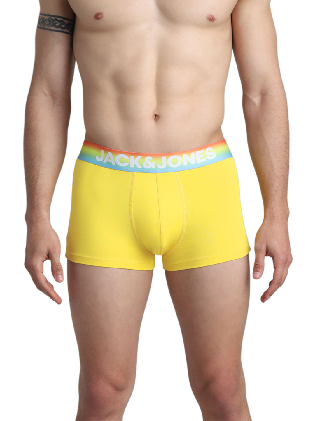 JACK & JONES Camper Trunk Cyber Yellow & Exotic Orange - L