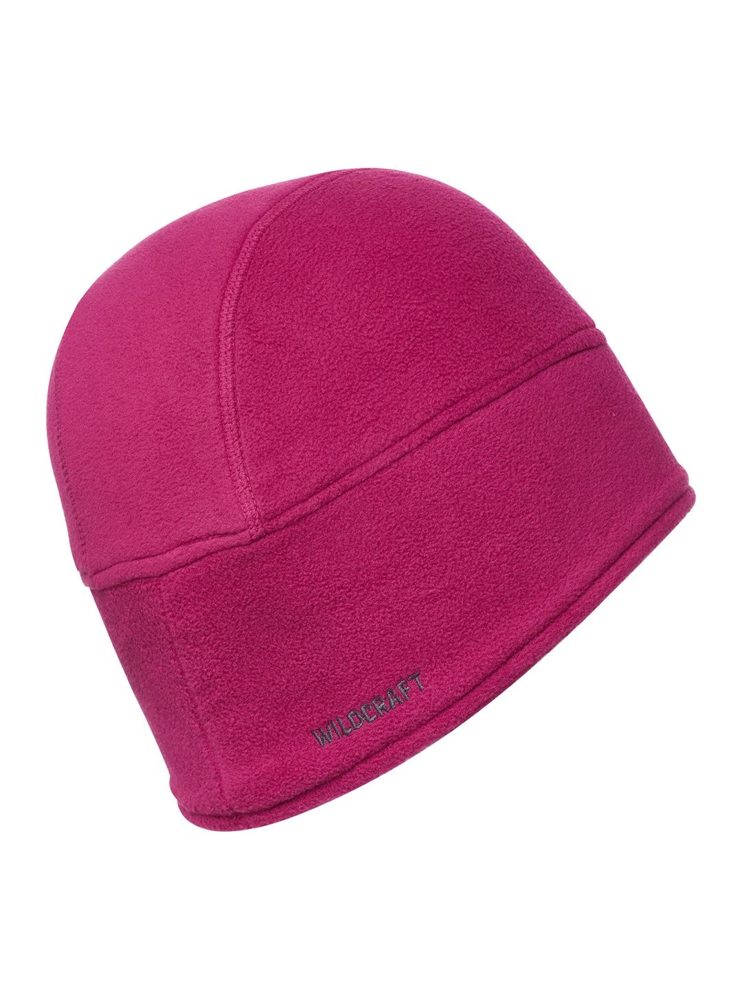 Wildcraft Unisex Solid 100% Polyester Skull Cap | Pink - Free Size