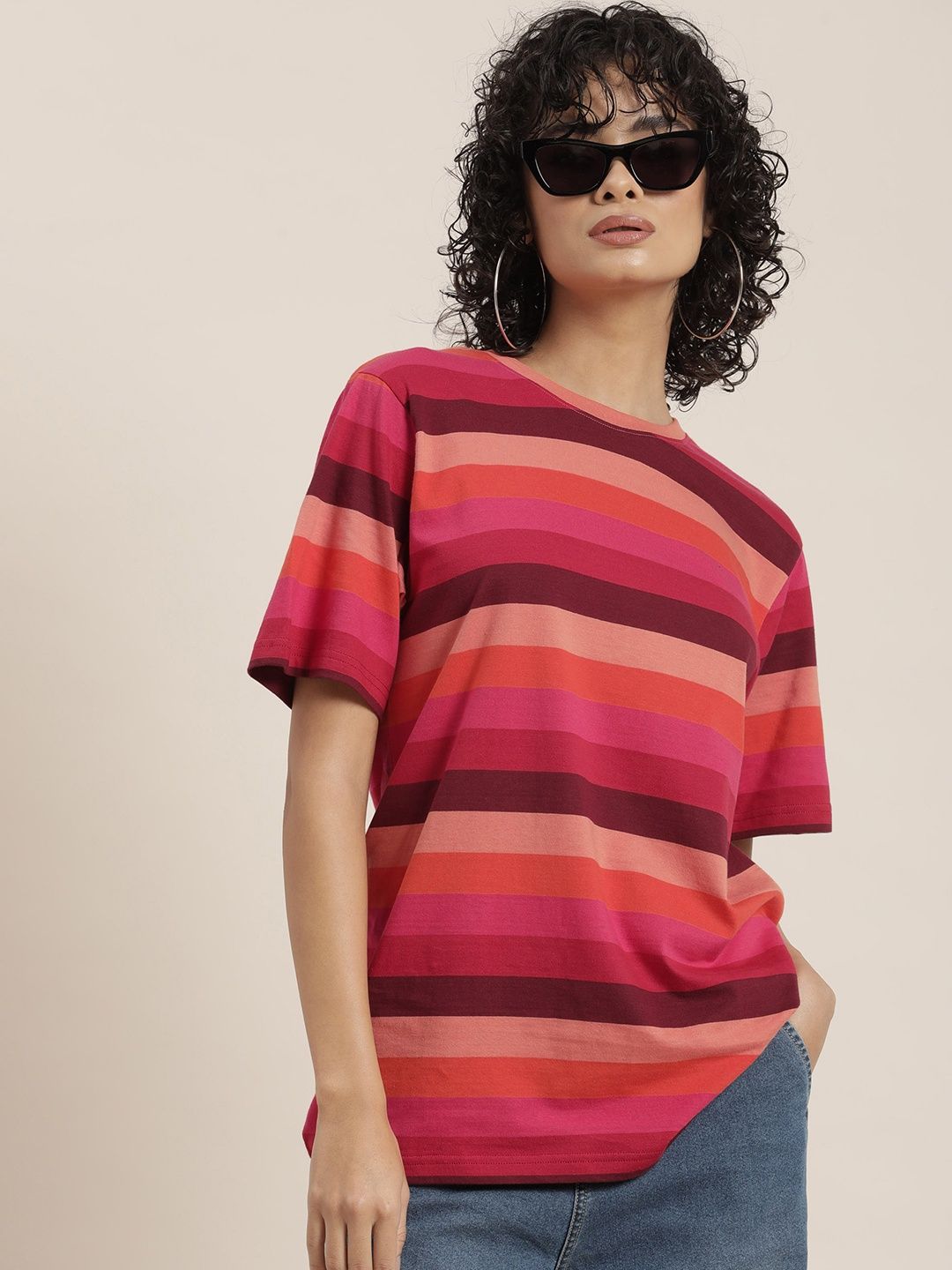 Difference of Opinion Women T-shirt - Multi | Printed | XL