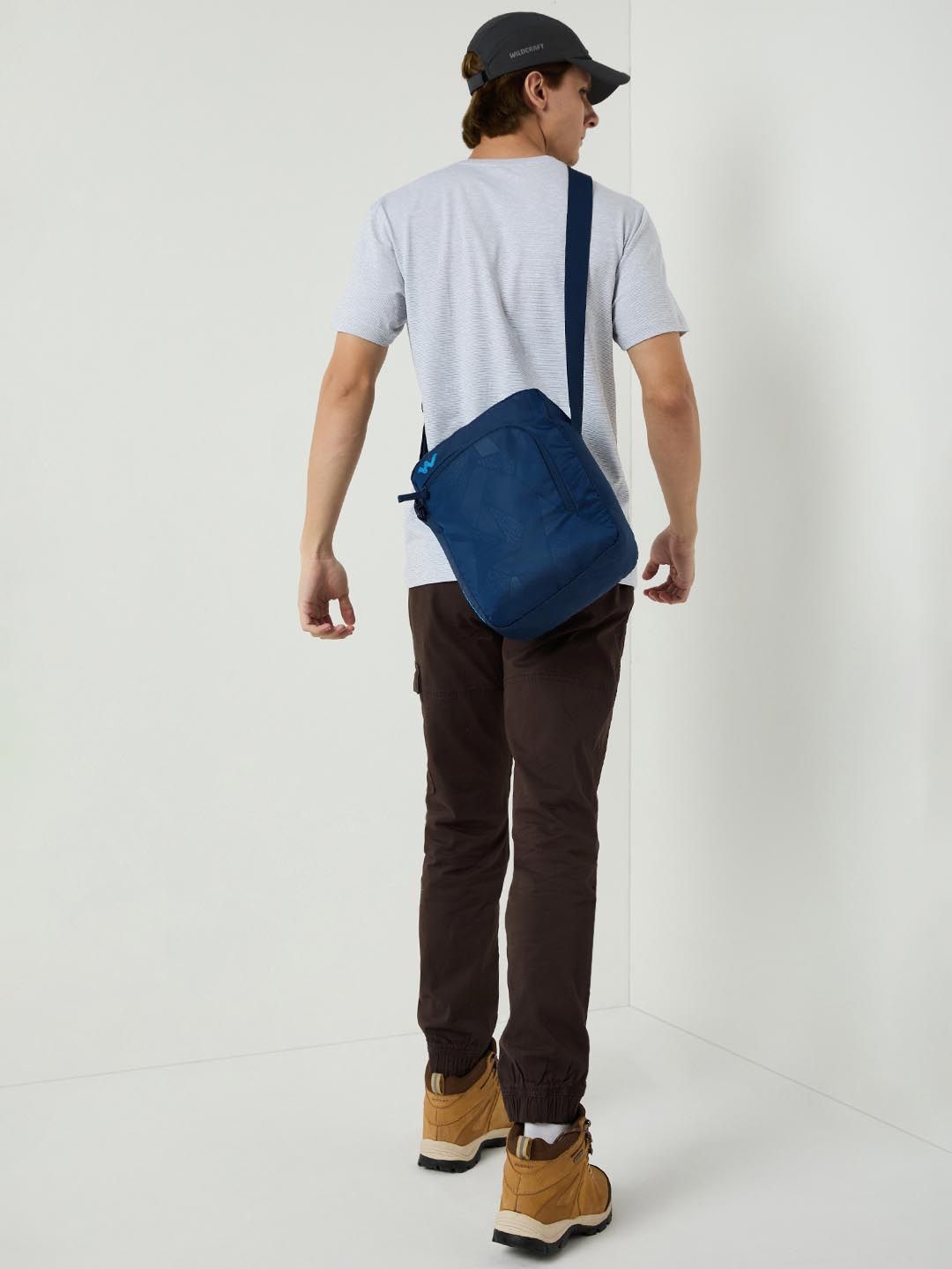 Wildcraft Unisex Polyester 7.5 L Sling Bag | Blue - Free Size