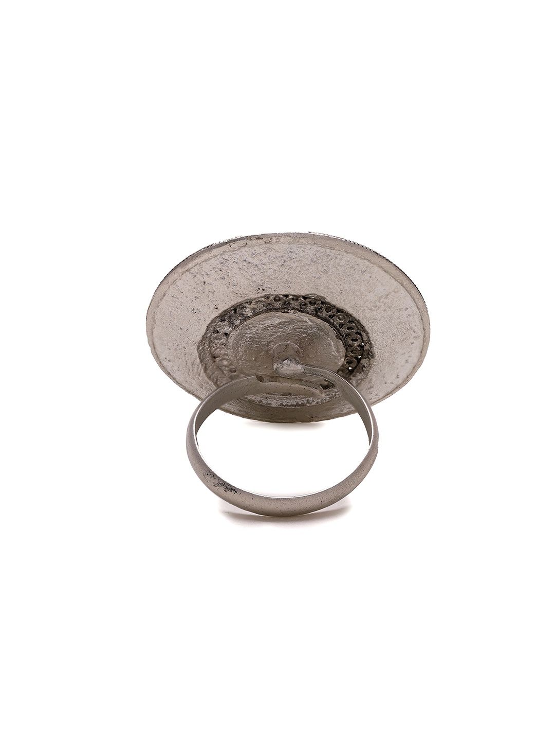 Priyaasi Silver Oxidised Ring For Women