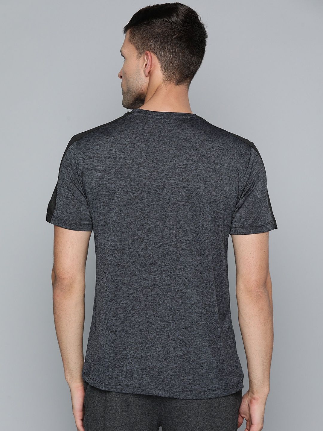Alcis Men's Round Neck Tee | Black - XL