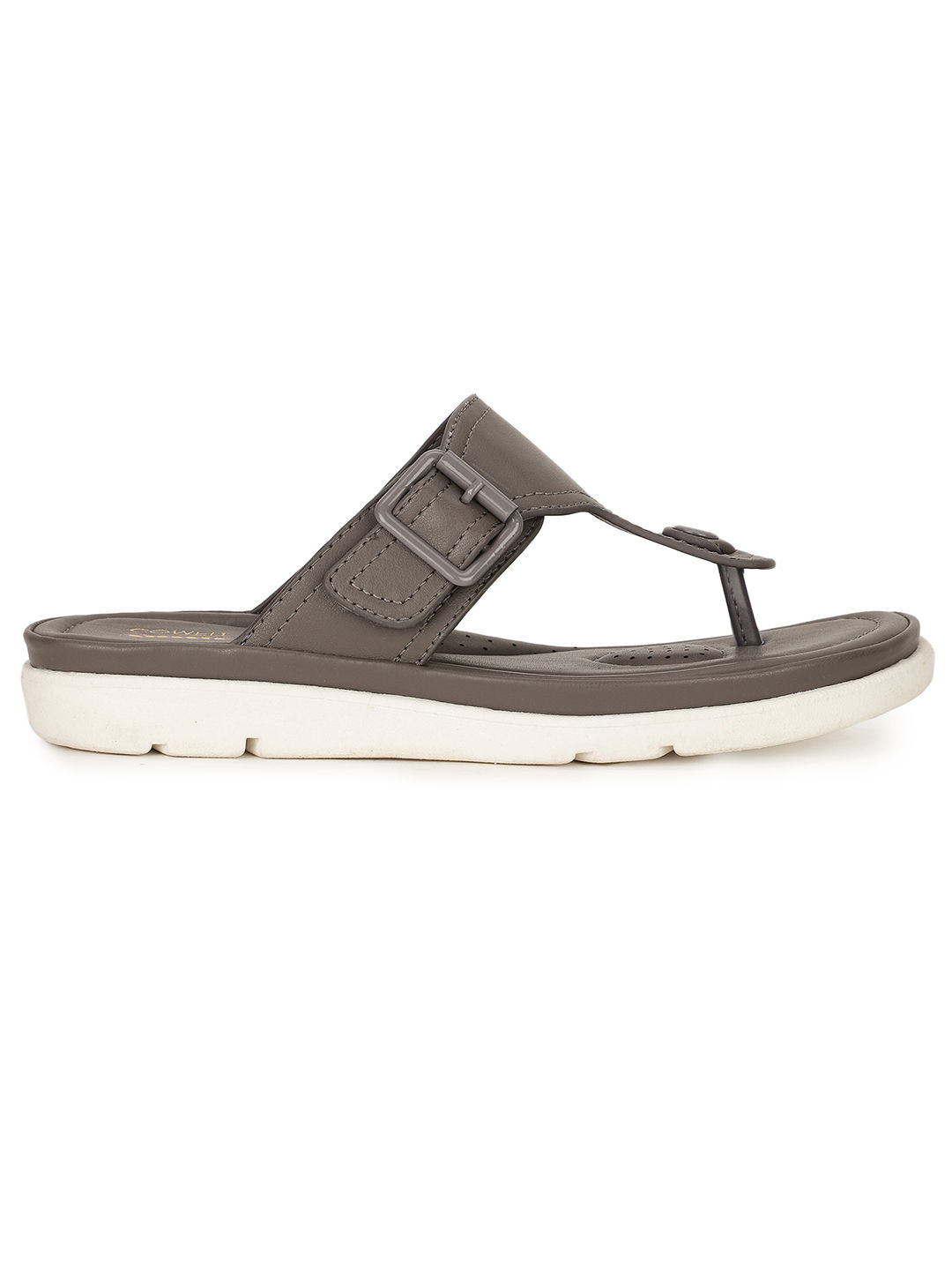 Bata Comfit Grey Sandal For Women | UK 8