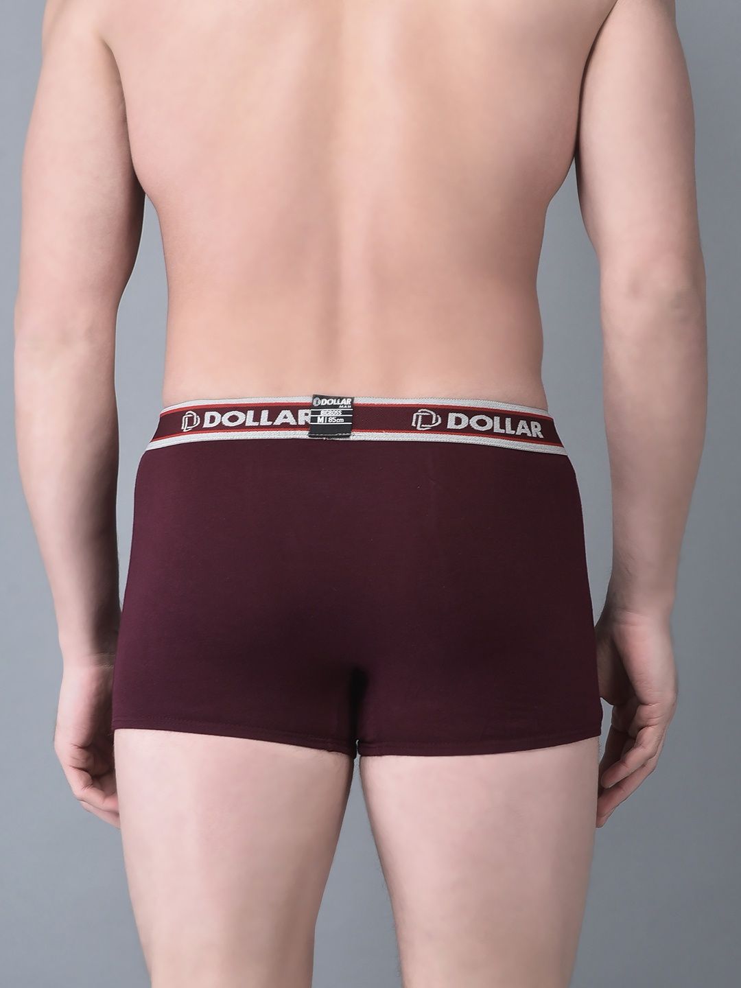 Dollar Bigboss Men's Solid Combed Trunk With Double Pouch Support | Pack Of 2 | Assorted - XXL
