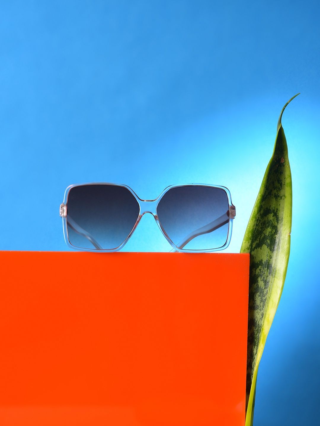 Haute Sauce Women's Polycarbonate Wayfarer Sunglasses | Blue - S