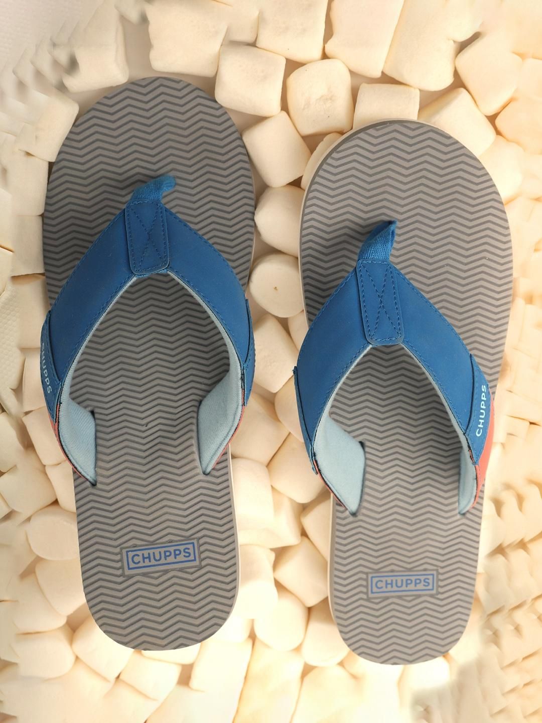 Chupps Men's Orbit Pirate/Black Recycled Material Flip Flops & Slider - Size- UK 9